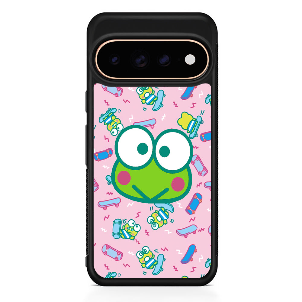 Keroppi Skate Pattern Google Pixel 11 Pro Case - Stylish Protective Phone Case