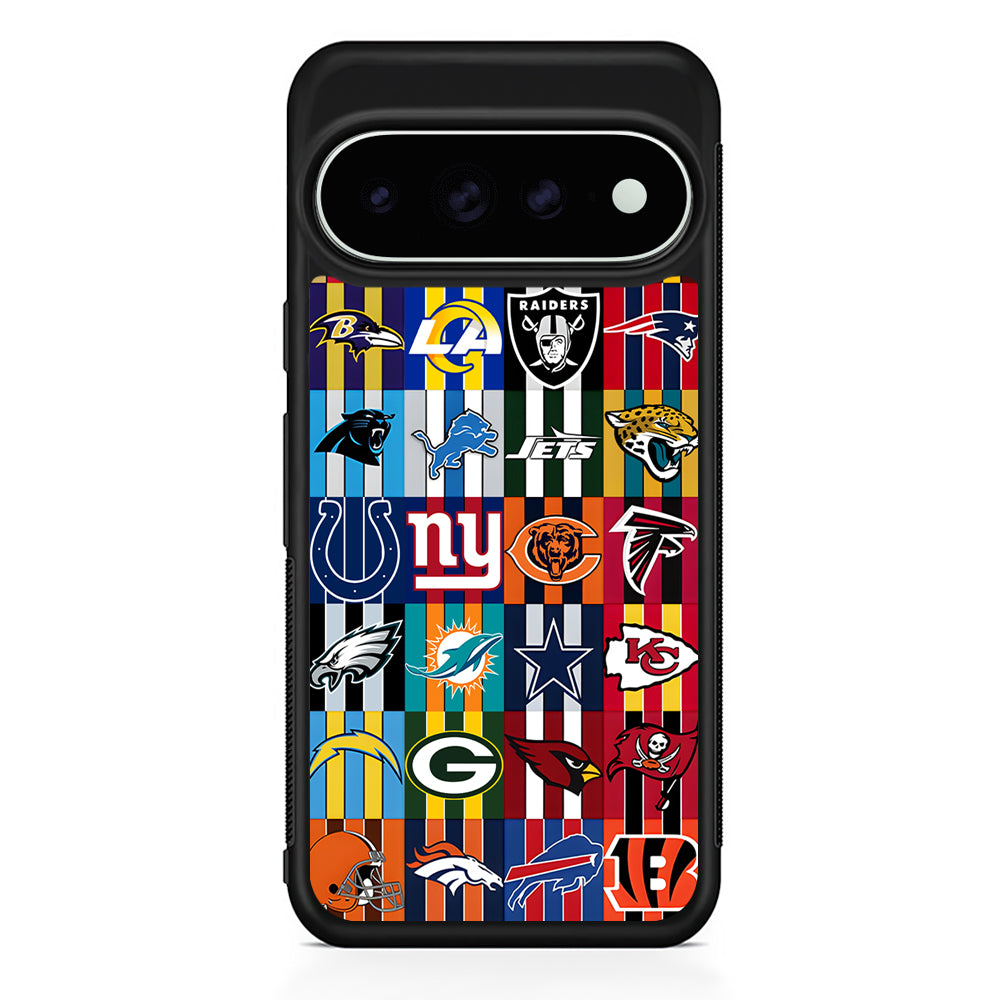 All NFL Football Logo Google Pixel 11 Pro XL Case - Custom Design Protective Case