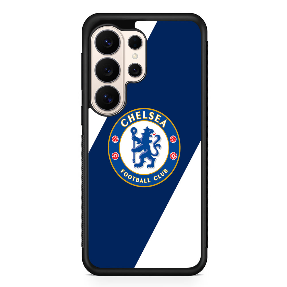 Chelsea FC Stripe Sling Logo Samsung Galaxy S26 Ultra Case | Slim Protective Case for Samsung Galaxy S26 Ultra