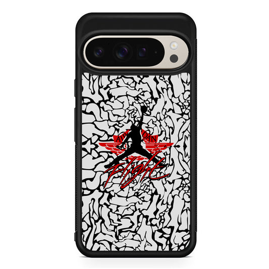 Air Jordan Endemic Patern Google Pixel 9 Pro Case | Slim Protective Cover