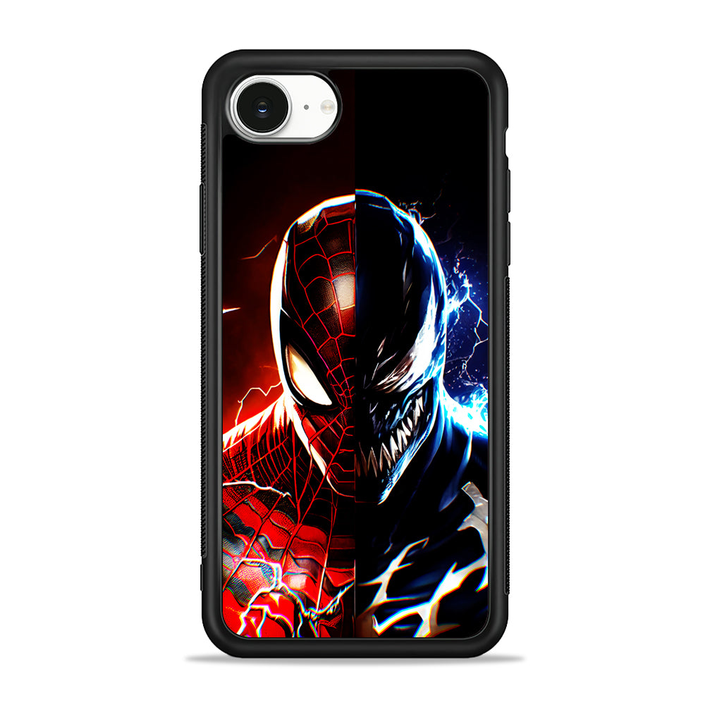 Venom X Spiderman Character iPhone 16e Case | Protective Phone Cover