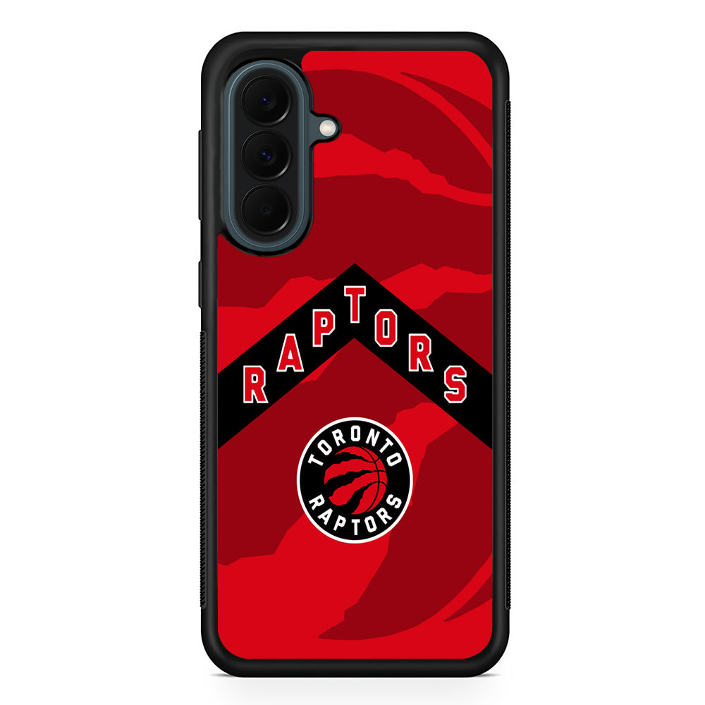 NBA Toronto Raptors Red Samsung Galaxy A37 Case | Samsung Galaxy A37 Rubber Phone Case