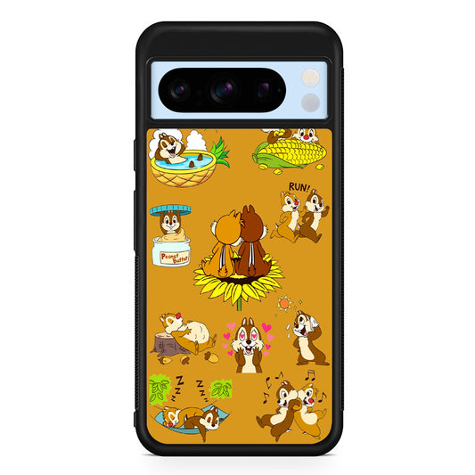 Chip N Dale Daily Activities Google Pixel 8 Pro Case | Slim Rubber Case for Google Pixel 8 Pro