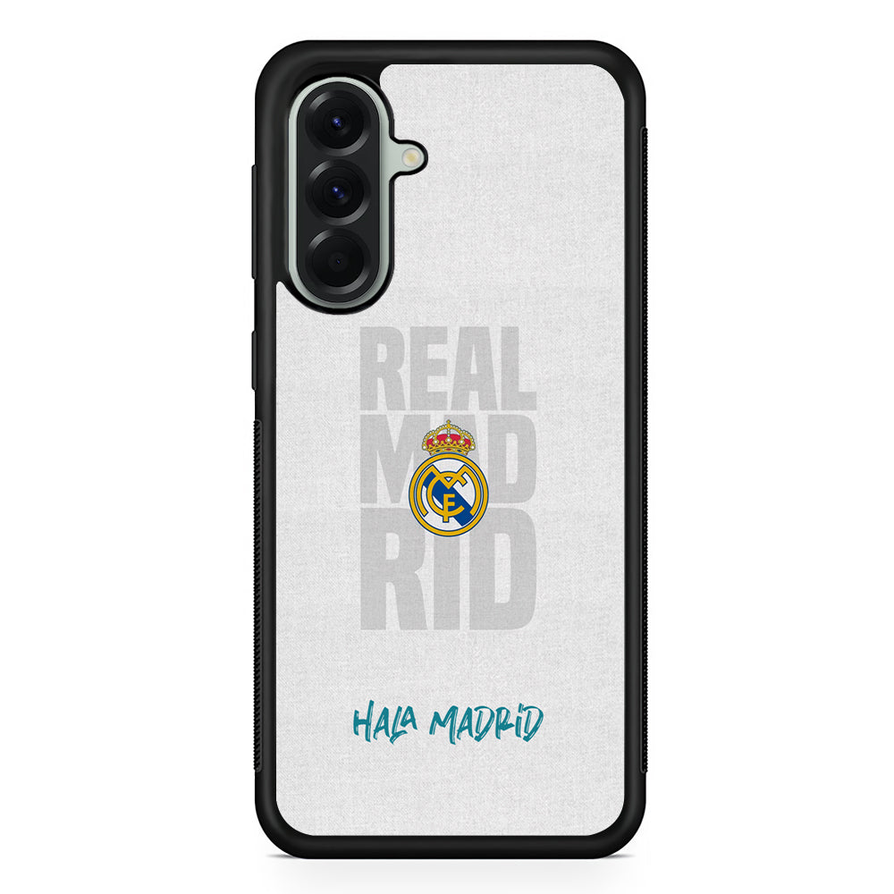 Real Madrid Hala Madrid Samsung Galaxy A56 Case | Samsung Galaxy A56 Protective Rubber Case