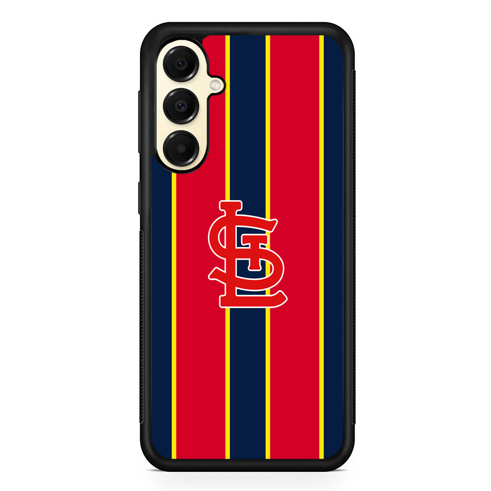 MLB St Louis Cardinals Logo Samsung Galaxy A16 Case | Slim Rubber Samsung Galaxy A16 Case