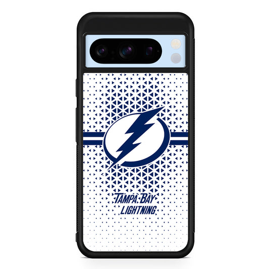 NHL Tampa Bay Lightning Triangle Google Pixel 8 Pro Case | Slim Rubber Case for Google Pixel 8 Pro