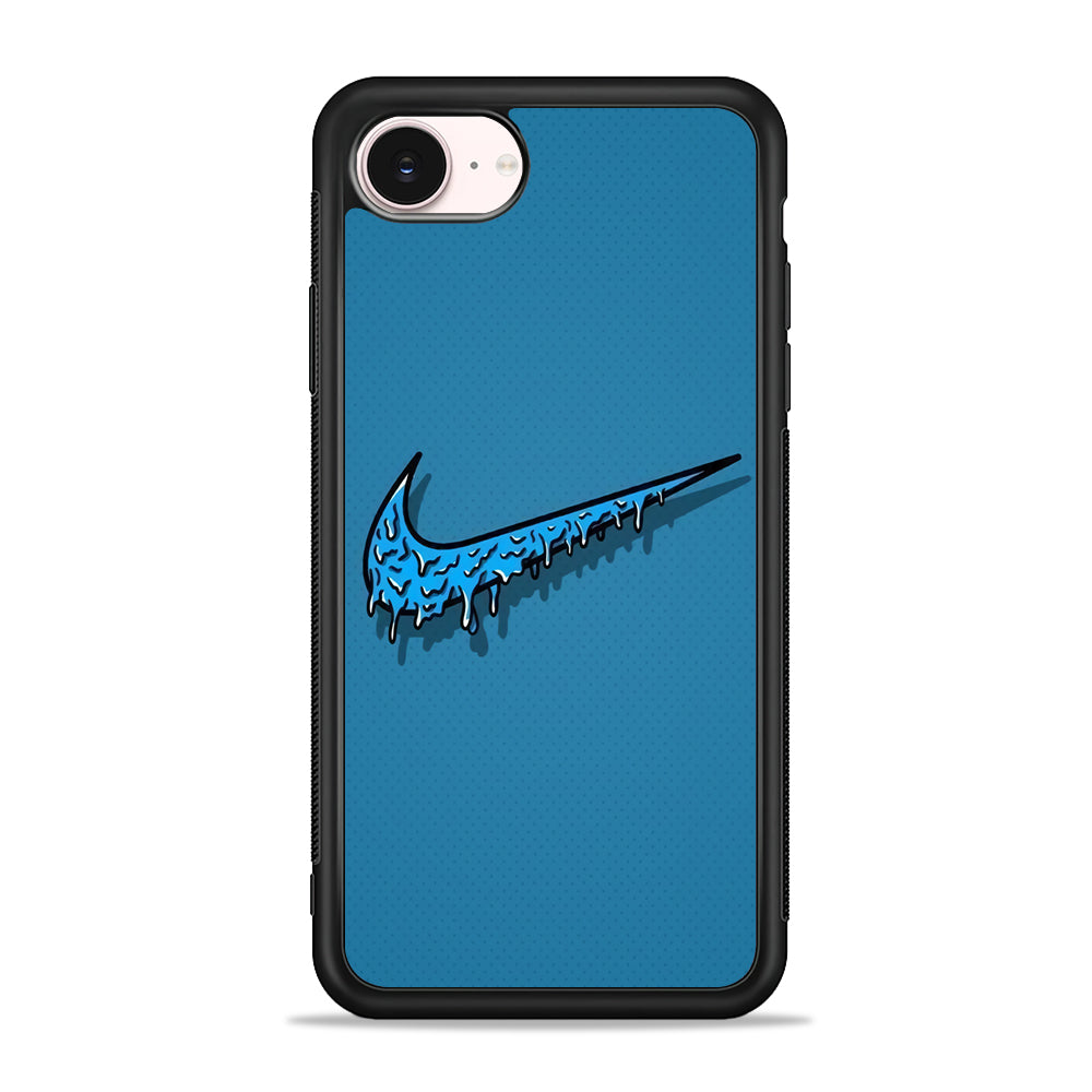 Nike Logo Paint Drop iPhone 17e Case - Silicone Case