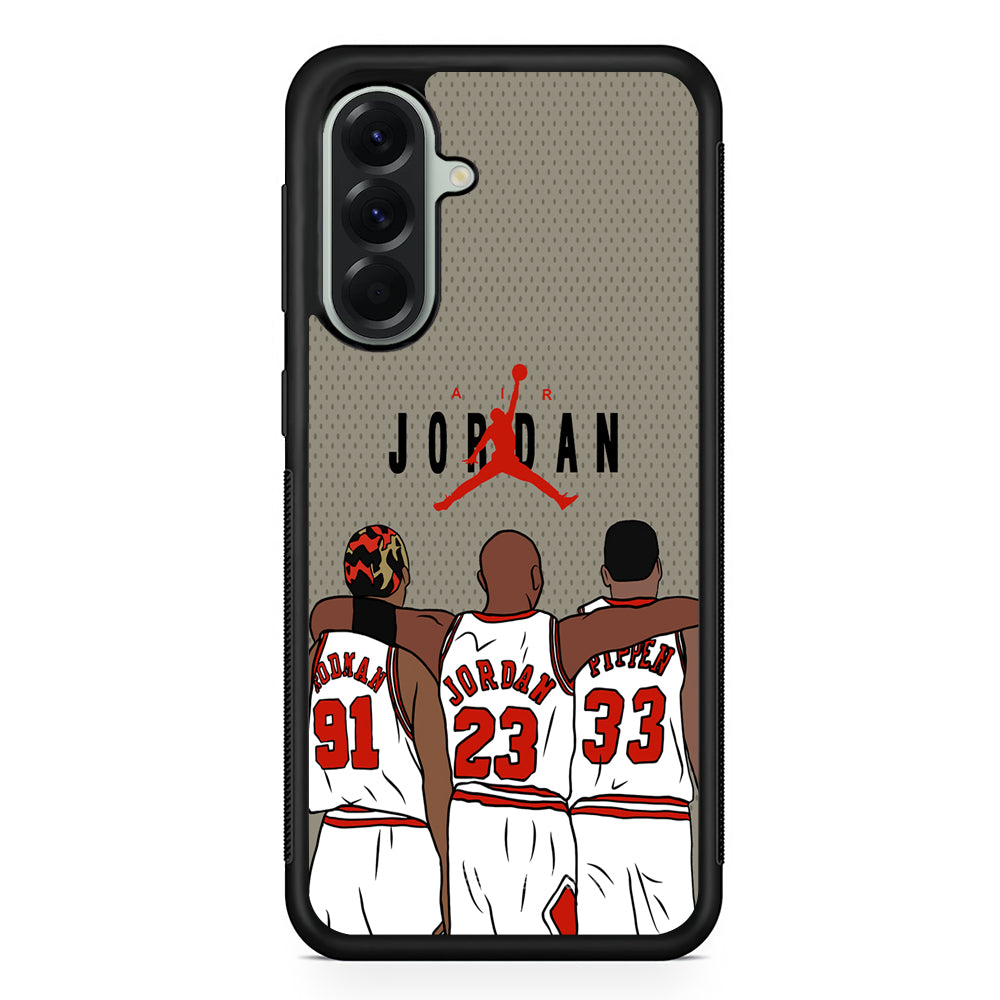 Air Jordan Story of Comrade Samsung Galaxy A56 Case | Samsung Galaxy A56 Rubber Protective Case