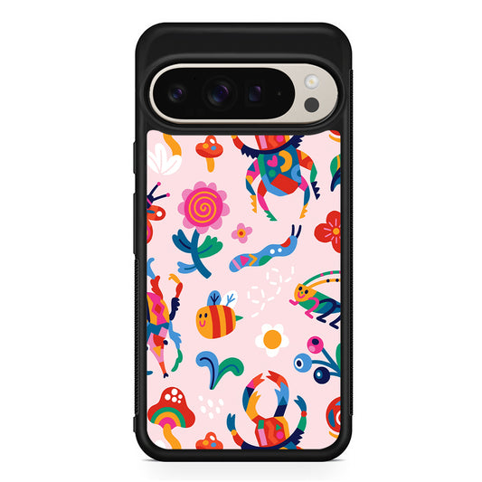 Bug Cartoon Aesthetic Google Pixel 9 Pro Case | Slim Protective Cover