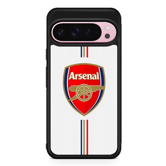 Arsenal Emblem Stripe Line Google Pixel 9 Pro XL Case | Protective Cover