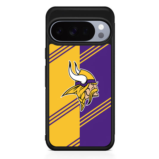 NFL Minnesota Vikings Logo Google Pixel 10 Pro Case | Slim Google Pixel 10 Pro Rubber Case
