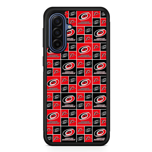 NHL Carolina Hurricanes Pattern Samsung Galaxy A17 Case | Slim Protective Phone Cover