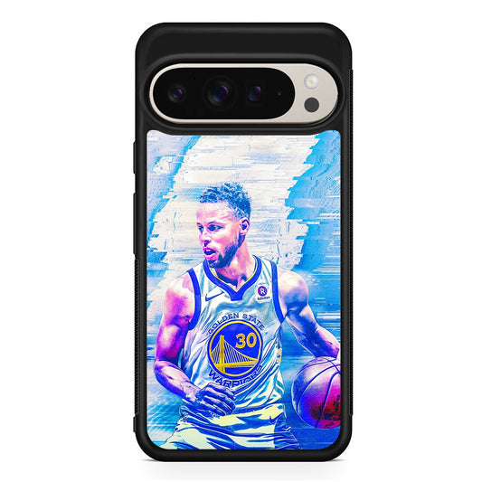 Stephen Curry Golden State Art Google Pixel 9 Pro Case | Slim Protective Cover