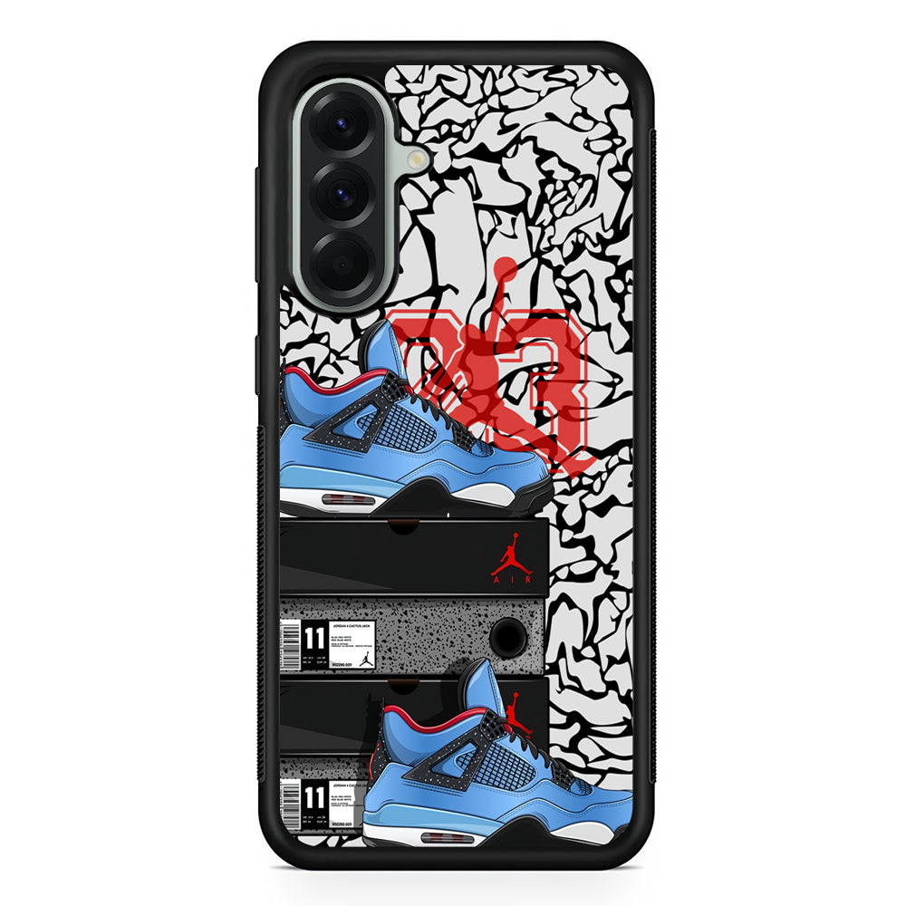 Air Jordan Sneakers from The Box Samsung Galaxy A56 Case | Samsung Galaxy A56 Rubber Protective Case