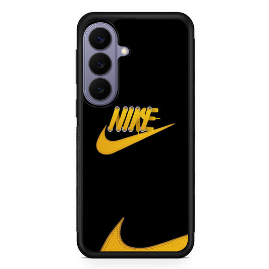 Nike Yellow Shoelace Samsung Galaxy S26 Case | Lightweight Samsung Galaxy S26 Phone Case