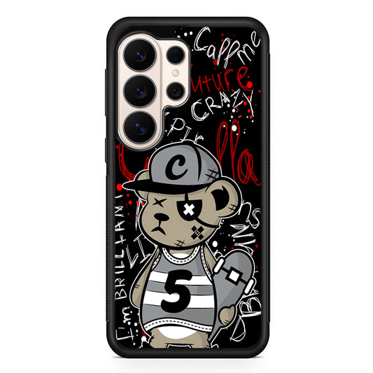 Crew Five Skater Bear Samsung Galaxy S26 Ultra Case | Slim Protective Case for Samsung Galaxy S26 Ultra