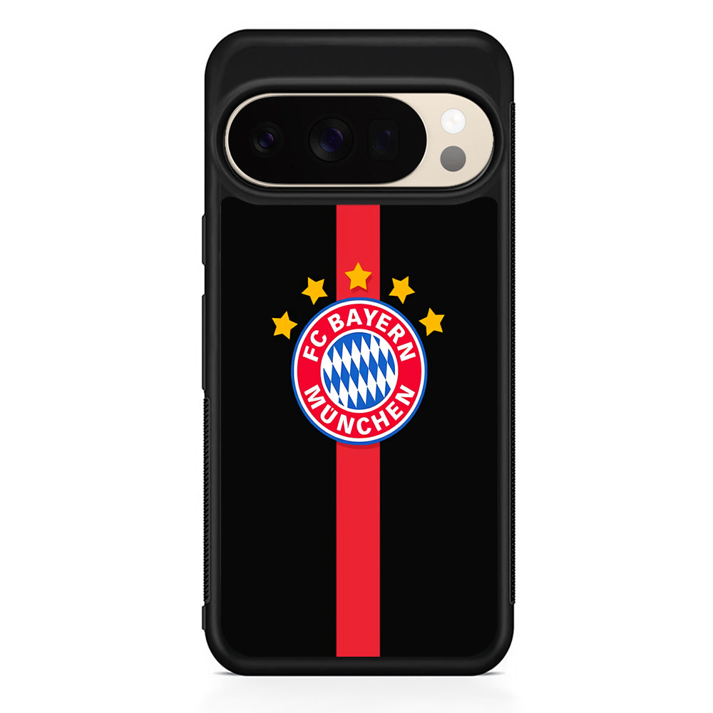 Bayern Munchen Stripe Red Google Pixel 10 Pro XL Case | Slim Google Pixel 10 Pro XL Protective Case
