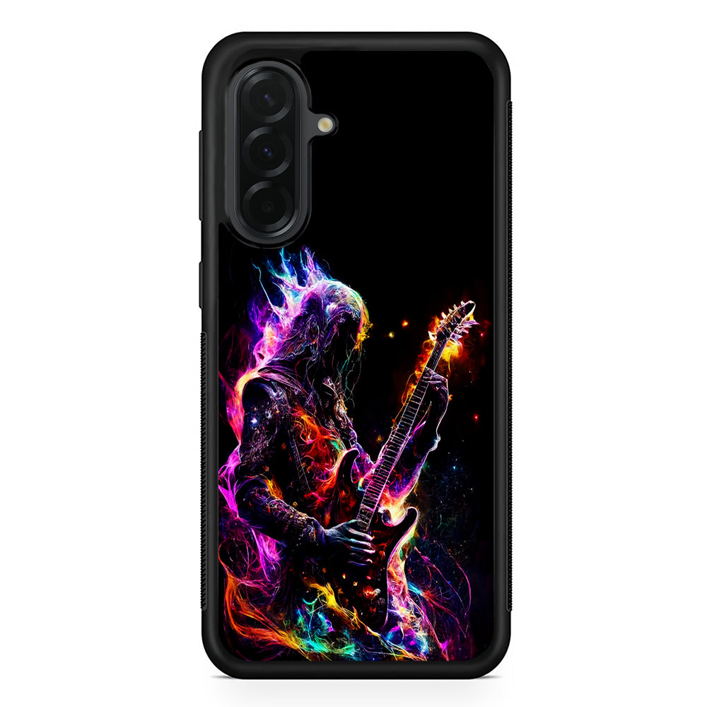 Rock Heavy Metal Guitar Samsung Galaxy A36 Case | Protective Rubber Cover