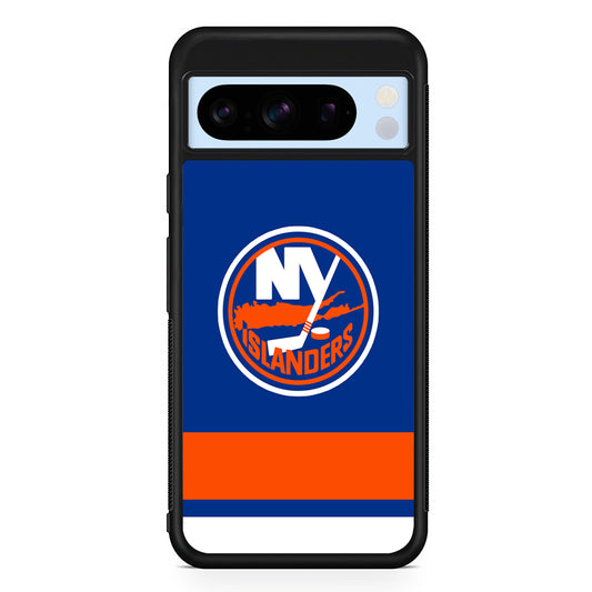 NHL New York Islanders Jersey Google Pixel 8 Pro Case | Slim Rubber Case for Google Pixel 8 Pro