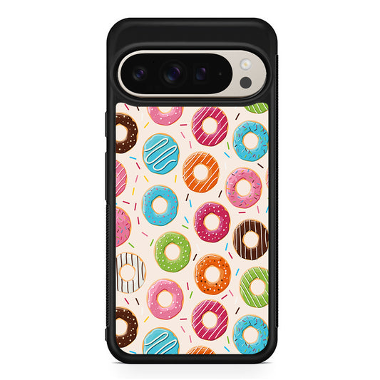 Various Sweet Cute Donuts Google Pixel 9 Pro Case | Slim Protective Cover
