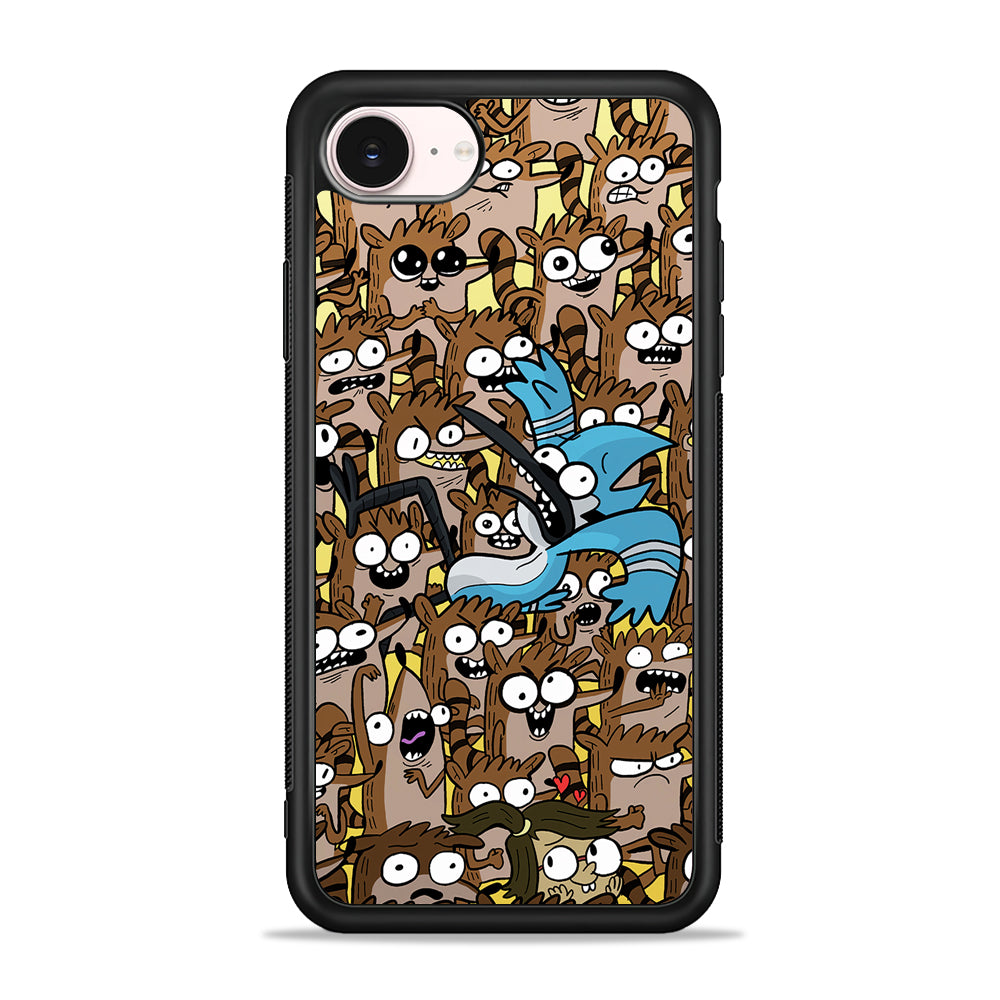 Regular Show Rigby Mordecai Cartoon iPhone 17e Case - Silicone Case