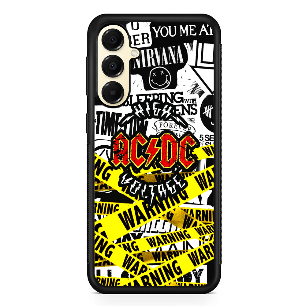 ACDC High Voltage Samsung Galaxy A16 Case | Slim Rubber Samsung Galaxy A16 Case