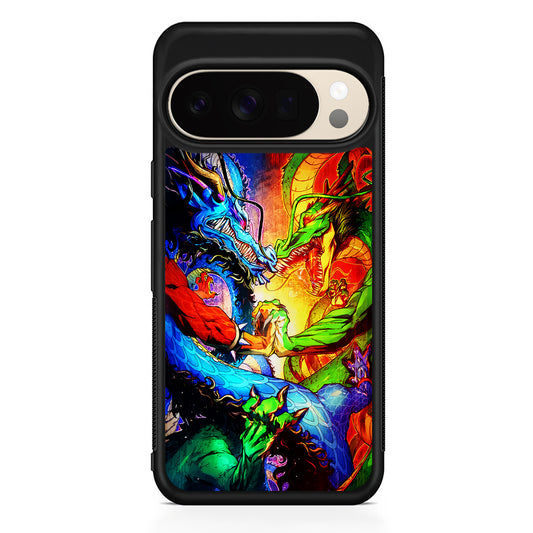 Kaido VS Shenron Crossover Google Pixel 10 Pro XL Case | Slim Google Pixel 10 Pro XL Protective Case