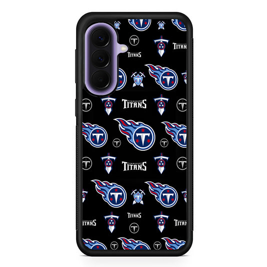 NFL Tennessee Titans Pattern Samsung Galaxy A57 Case | Slim Samsung Galaxy A57 Rubber Case