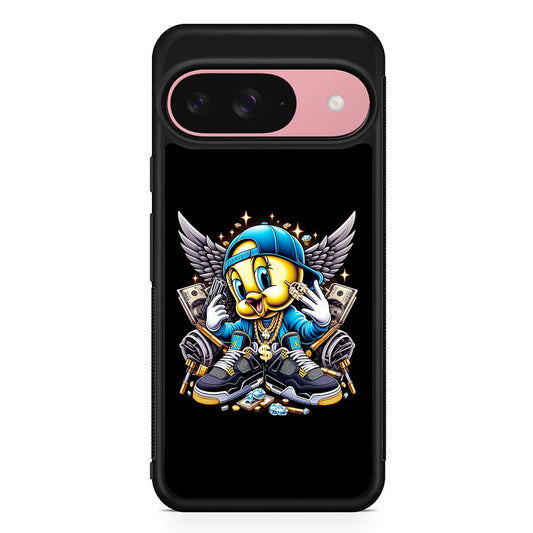Tweety Bird Rich Google Pixel 9 Case | Google Pixel 9 Protective Rubber Case