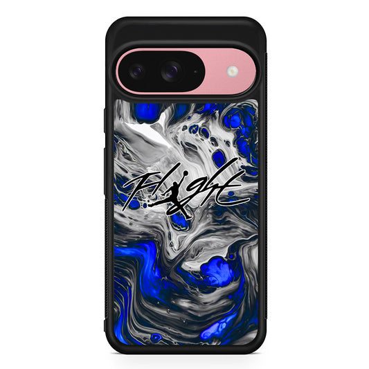 Air Jordan Flight Marble Google Pixel 9 Case | Google Pixel 9 Protective Rubber Case