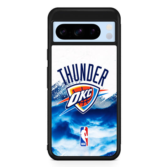 NBA Oklahoma City Thunder Team Google Pixel 8 Pro Case | Slim Rubber Case for Google Pixel 8 Pro