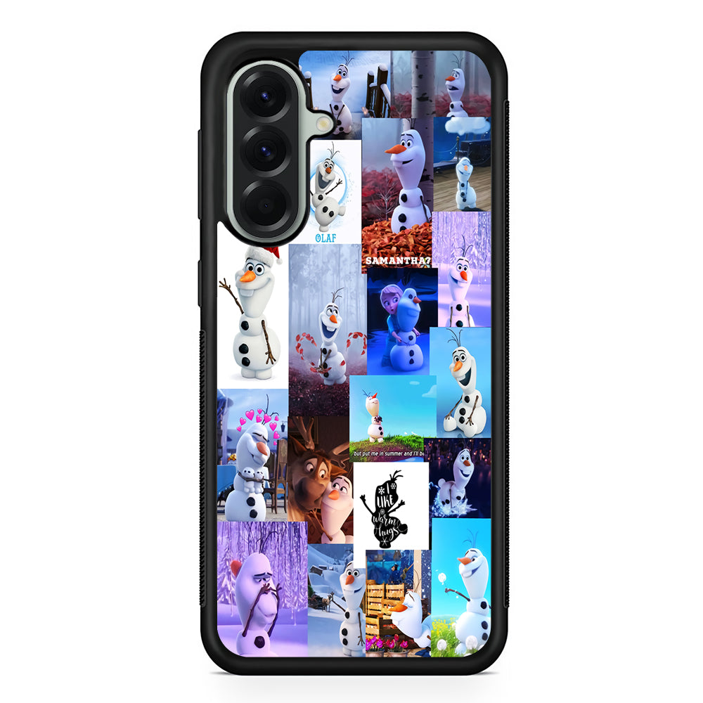 Olaf Frozen Aesthetic Samsung Galaxy A56 Case | Samsung Galaxy A56 Protective Rubber Case