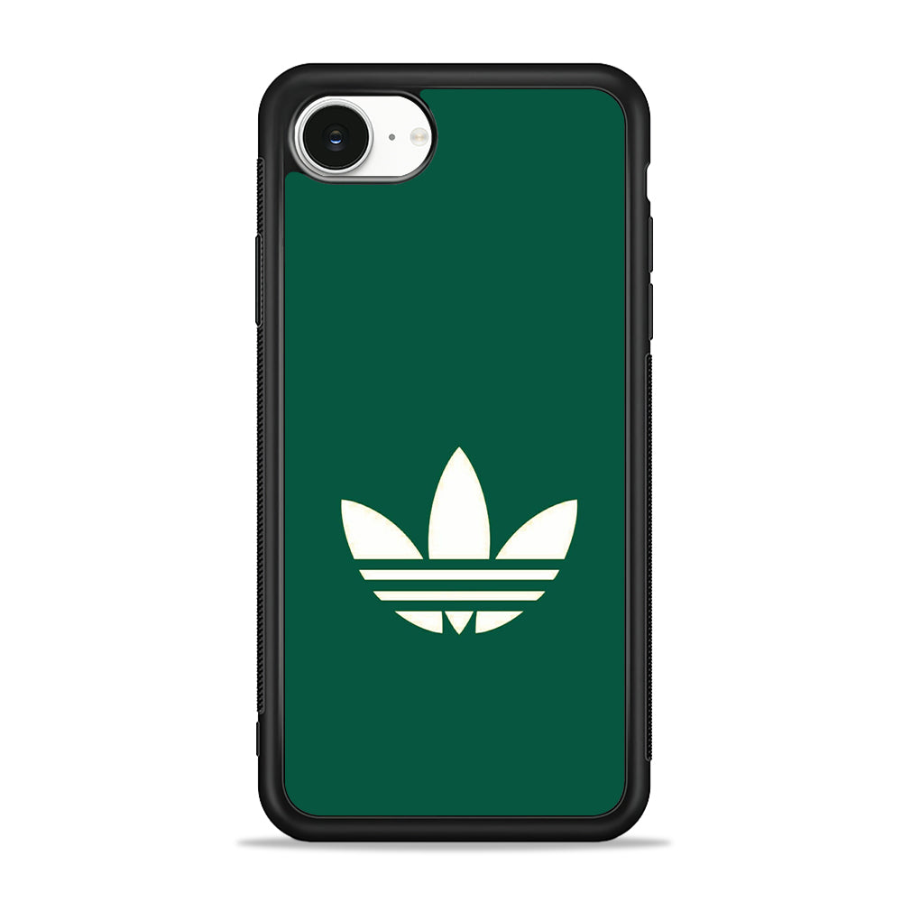 Adidas Center Green iPhone 16e Case - Slim Silicone Case