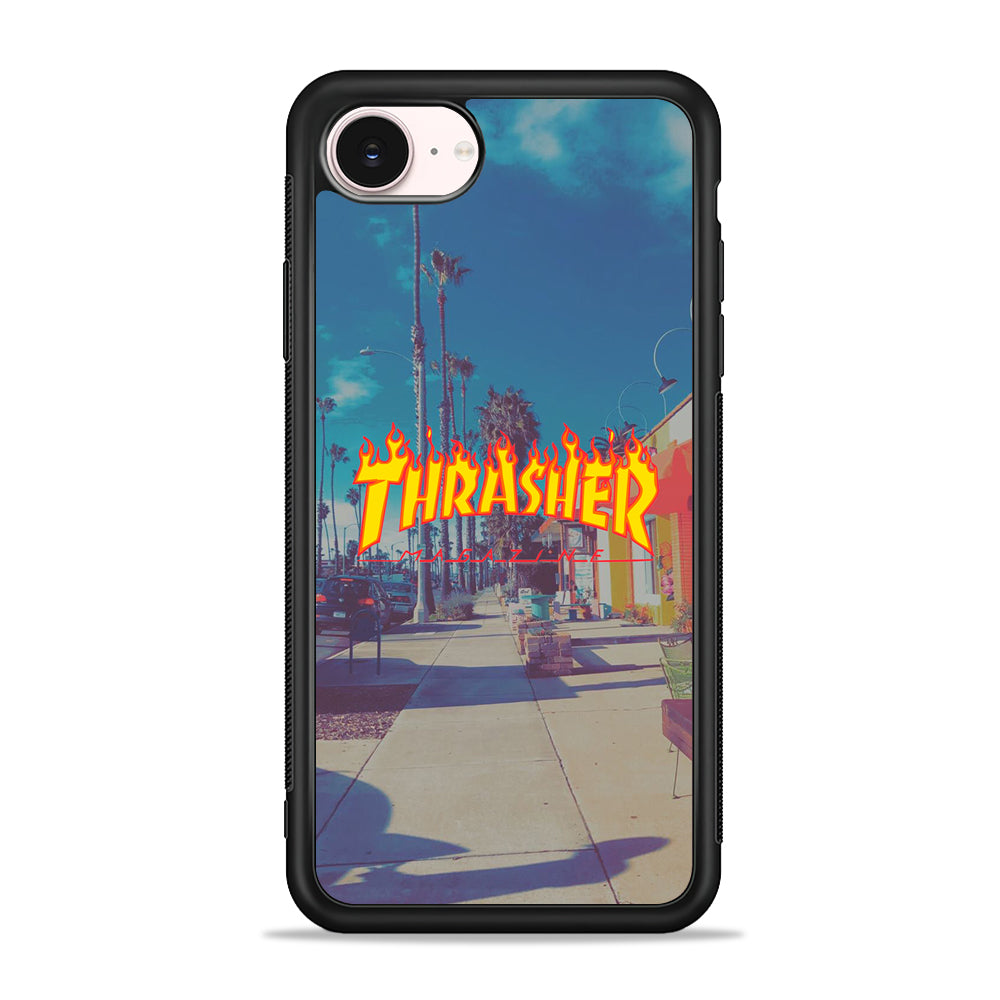 Thrasher Passed Road iPhone 17e Case - Silicone Case