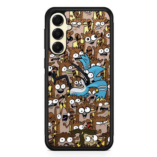 Regular Show Rigby Mordecai Cartoon Samsung Galaxy A16 Case | Slim Rubber Samsung Galaxy A16 Case