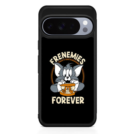 Tom and Jerry Frenemies Forever Google Pixel 10 Pro Case | Slim Google Pixel 10 Pro Rubber Case
