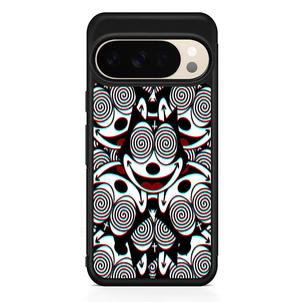 Felix The Cat Hypnotic Google Pixel 10 Pro XL Case | Slim Google Pixel 10 Pro XL Protective Case