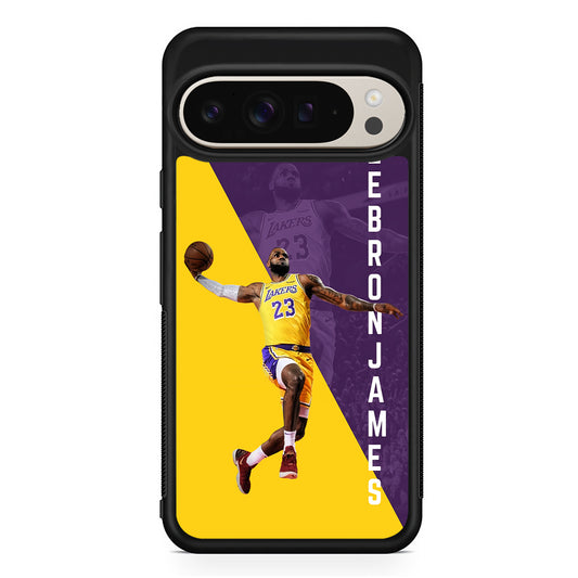 Lebron James Lakers 23 Google Pixel 9 Pro Case | Slim Protective Cover
