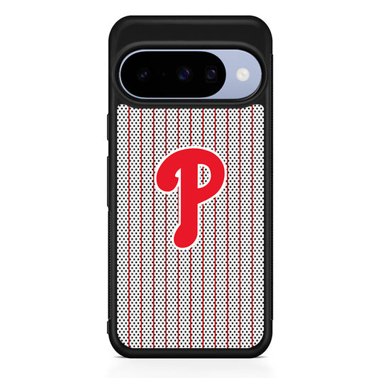 MLB Philadelphia Phillies Team Google Pixel 10 Case | Google Pixel 10 Rubber Protective Case