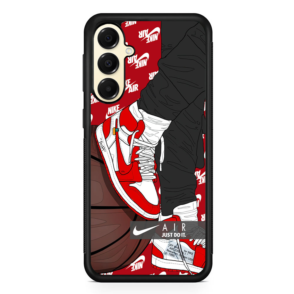 Nike Shiny Red Lava Samsung Galaxy A16 Case | Custom Protective Samsung Galaxy A16 Case