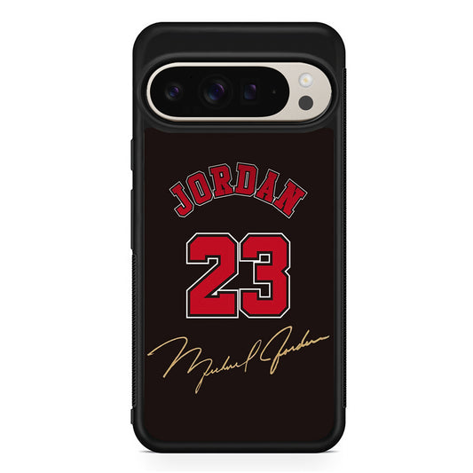 Air Jordan Signature Number Google Pixel 9 Pro Case | Slim Protective Cover