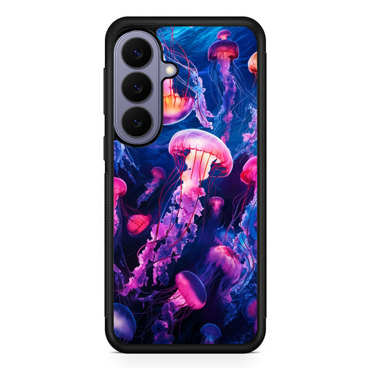 Jellyfish Drifting in The Ocean Samsung Galaxy S26 Case | Durable Rubber Case for Samsung Galaxy S26