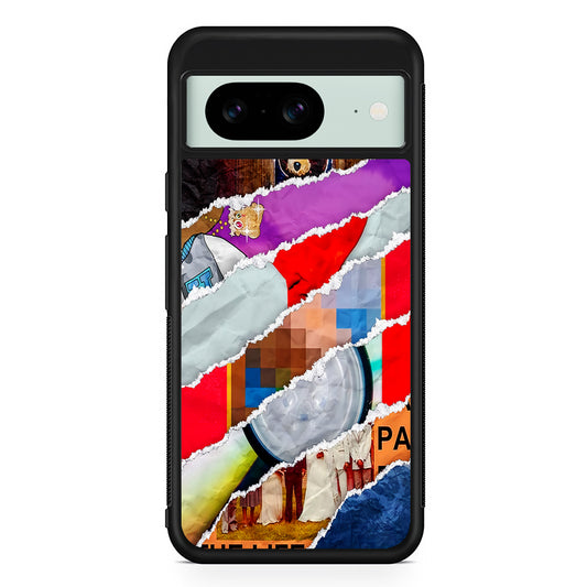 Kanye West Album Collage Google Pixel 8 Case | Durable Protective Cover for Google Pixel 8