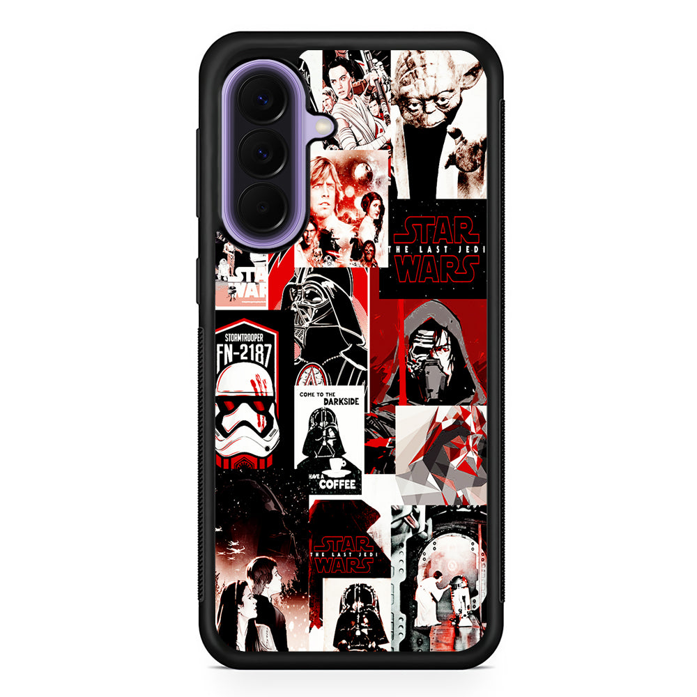 Star Wars Aesthetic Collage Samsung Galaxy A57 Case | Slim Samsung Galaxy A57 Rubber Case