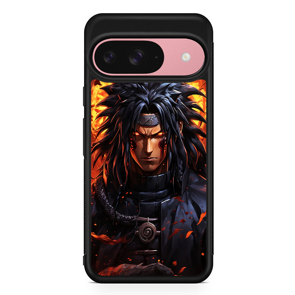 Dark Madara Uchiha Google Pixel 9 Case | Google Pixel 9 Protective Rubber Case