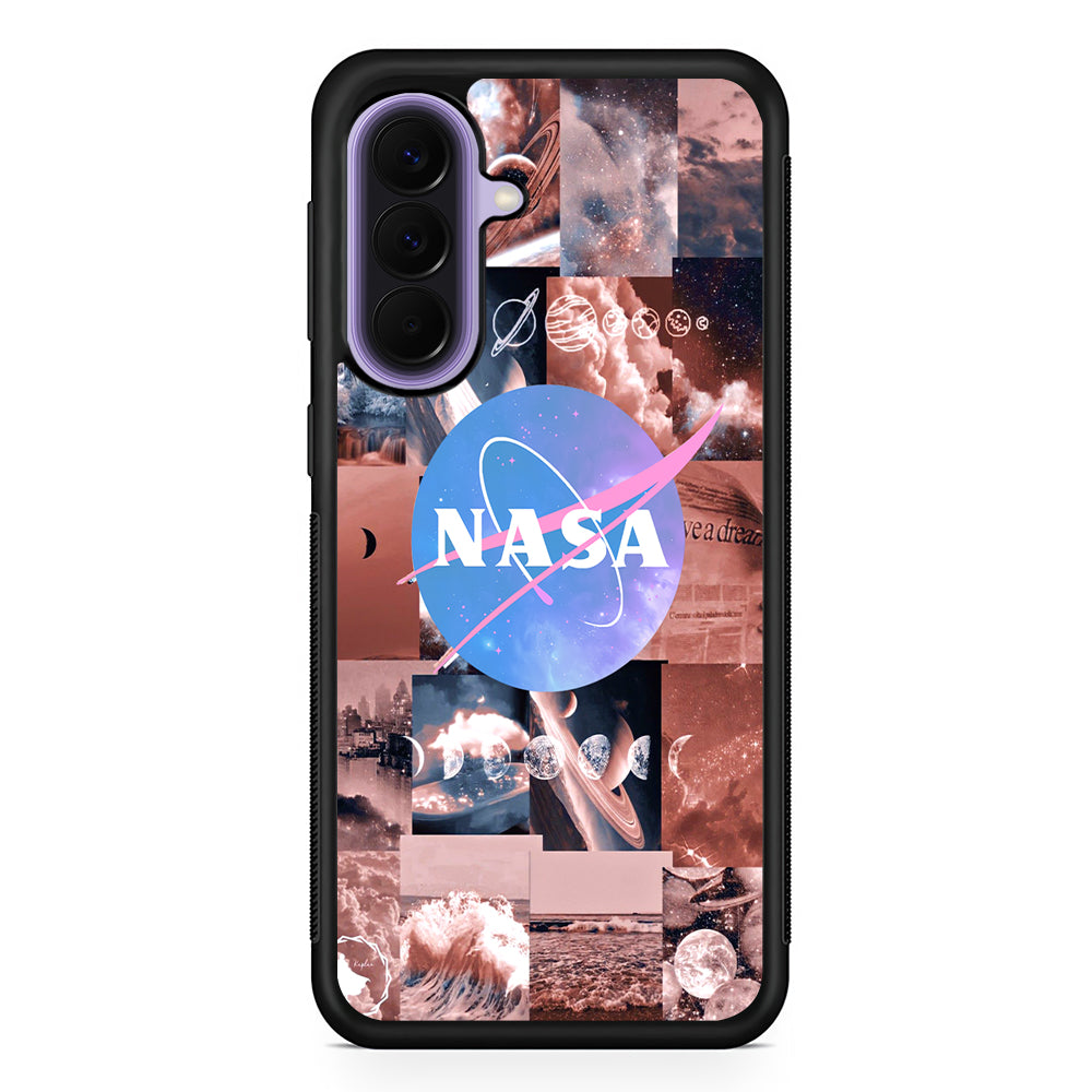 Nasa Universe Post Samsung Galaxy A57 Case | Slim Samsung Galaxy A57 Rubber Case