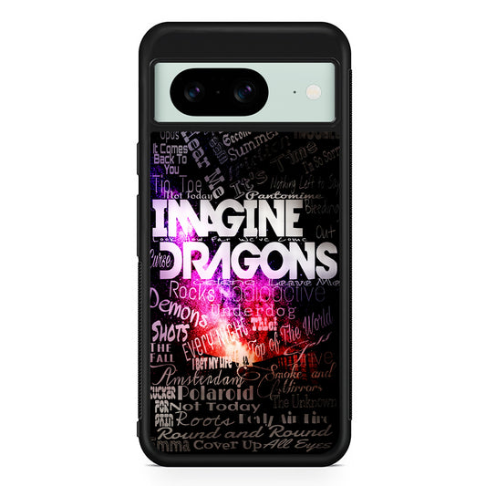 Imagine Dragons Lettering Art Google Pixel 8 Case | Durable Protective Cover for Google Pixel 8