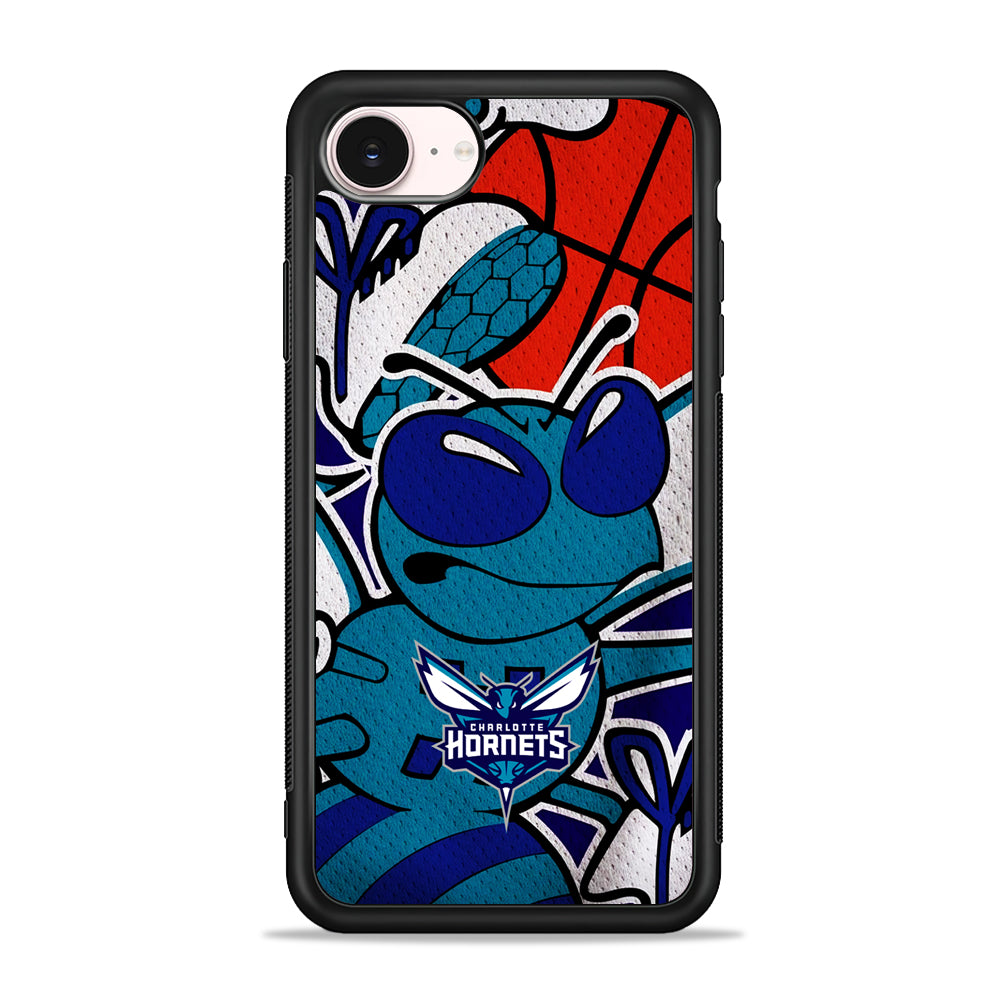 NBA Charlotte Hornets The Bee iPhone 17e Case - Silicone Case