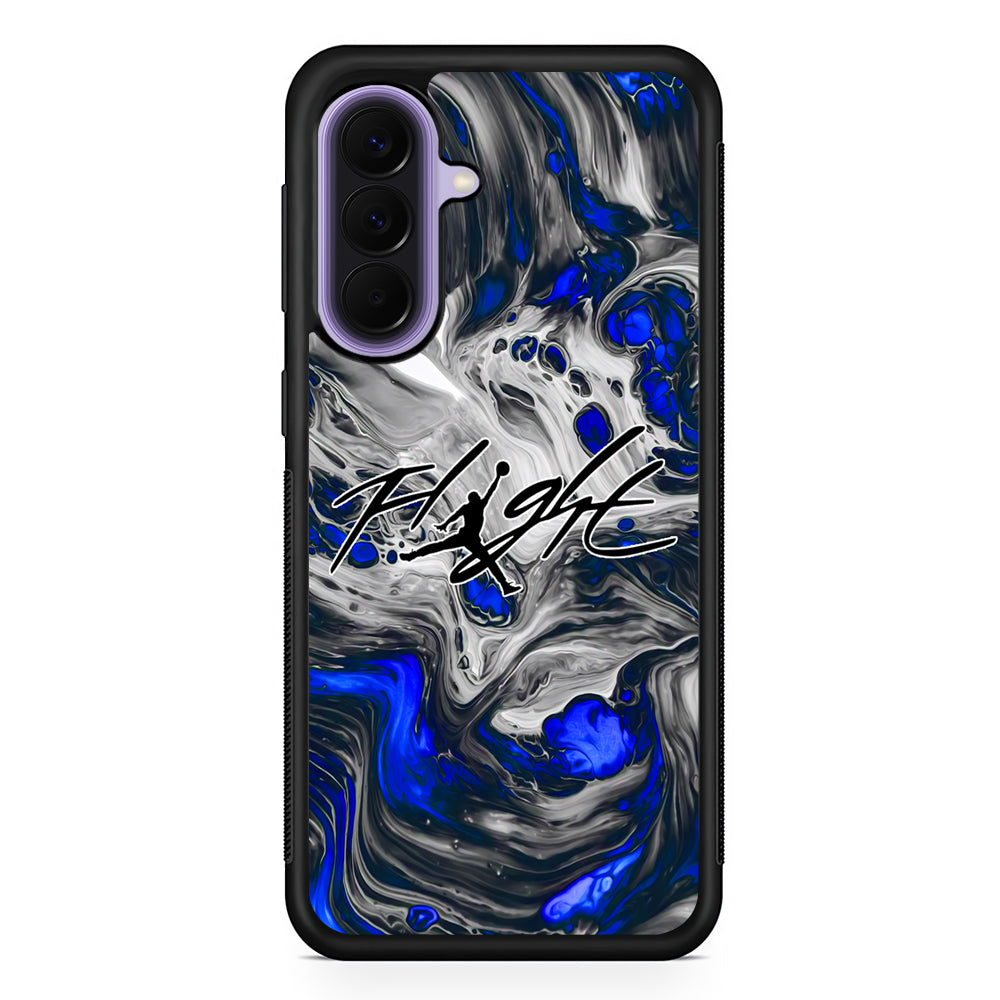 Air Jordan Flight Marble Samsung Galaxy A57 Case | Slim Samsung Galaxy A57 Rubber Case
