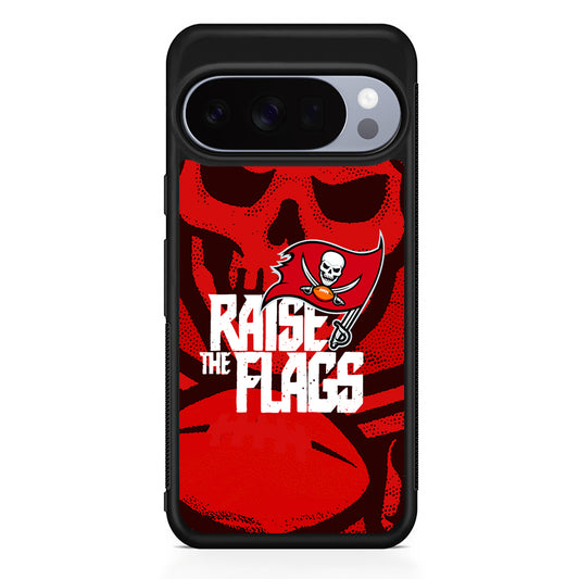 NFL Tampa Bay Buccaneers Flags Google Pixel 10 Pro Case | Slim Google Pixel 10 Pro Rubber Case